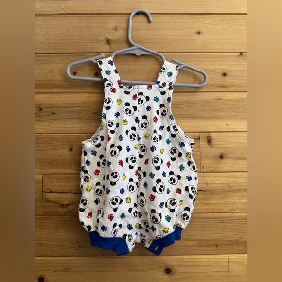 Vintage 6 Months Baby Animal Bundle Bodysuits Overalls Cotton Retro Colorful - Picture 9 of 15